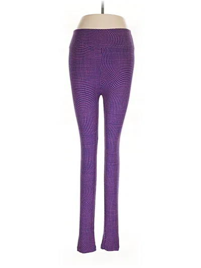 Pre-owned Lularoe Leggings In Purple