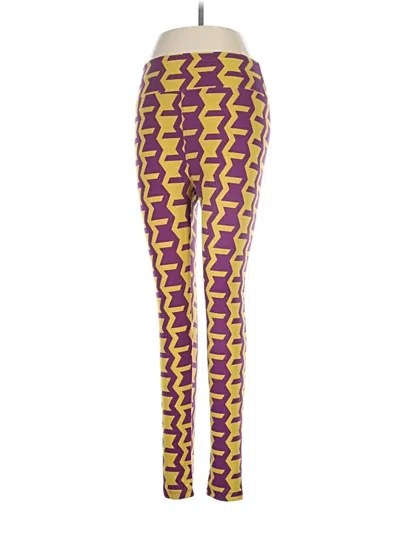 Pre-owned Lularoe Leggings In Purple