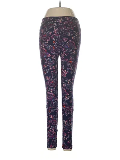 Pre-owned Lularoe Leggings In Purple