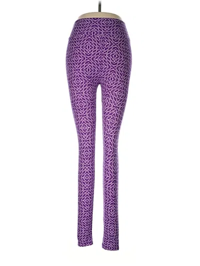 Pre-owned Lularoe Leggings In Purple