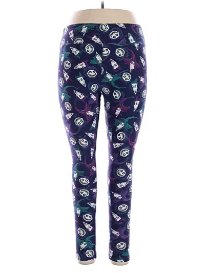 Pre-owned Lularoe Leggings In Purple