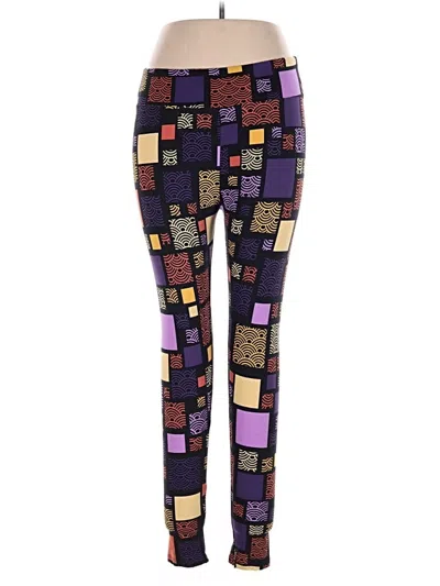 Pre-owned Lularoe Leggings In Purple