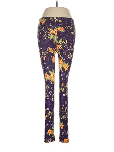 Pre-owned Lularoe Leggings In Purple
