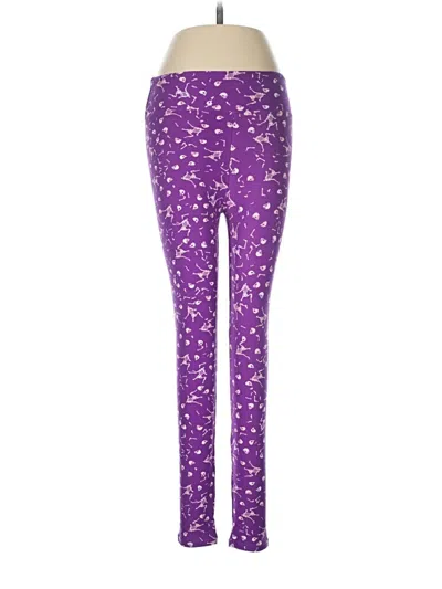 Pre-owned Lularoe Leggings In Purple