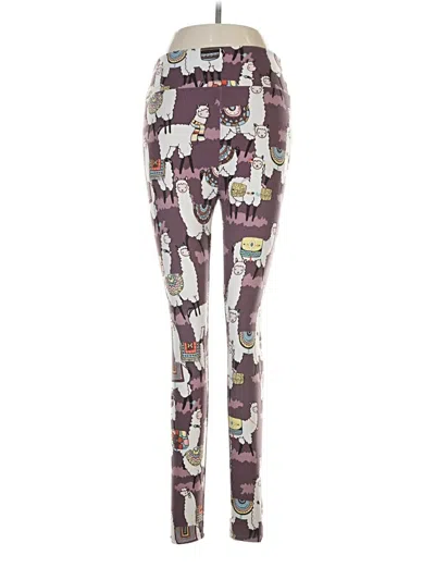 Pre-owned Lularoe Leggings In Purple