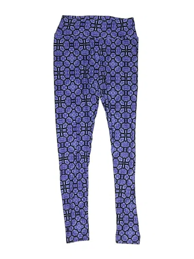 Pre-owned Lularoe Kids' Leggings In Purple