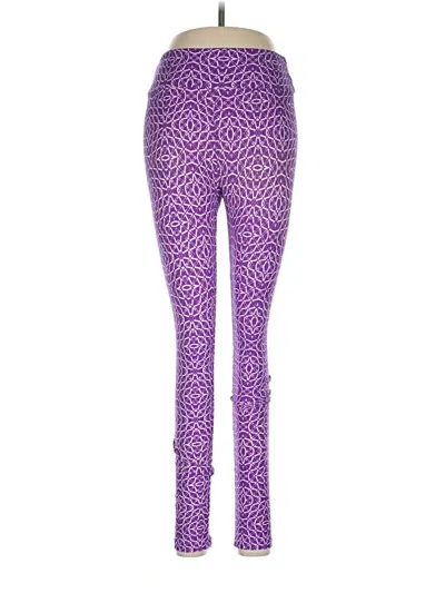 Pre-owned Lularoe Leggings In Purple