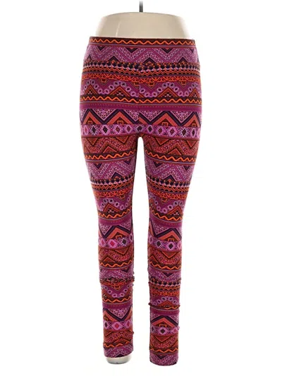 Pre-owned Lularoe Leggings In Purple