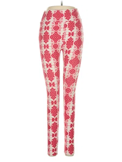 Pre-owned Lularoe Leggings In Red