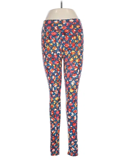 Pre-owned Lularoe Leggings In Red