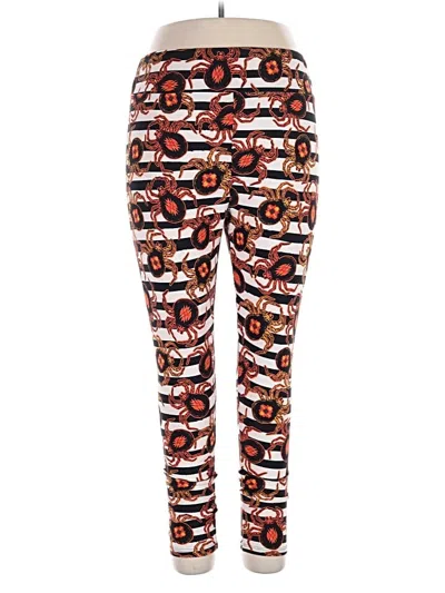 Pre-owned Lularoe Leggings In Red