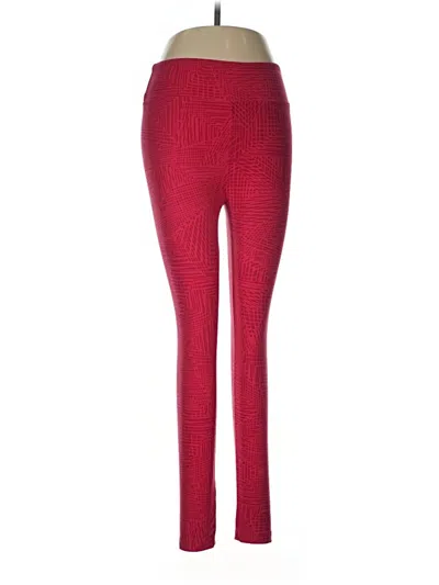 Pre-owned Lularoe Leggings In Red