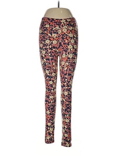 Pre-owned Lularoe Leggings In Red