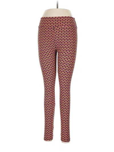 Pre-owned Lularoe Leggings In Red