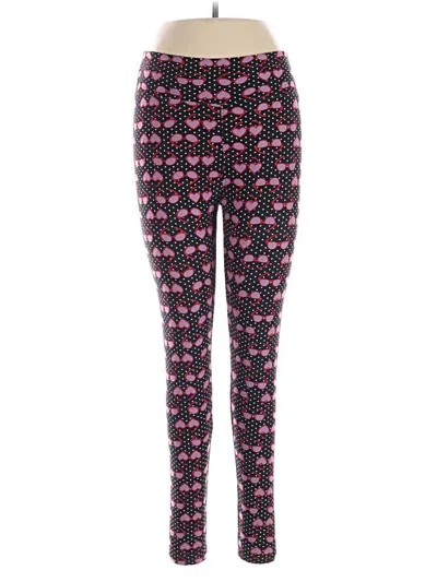 Pre-owned Lularoe Leggings In Red