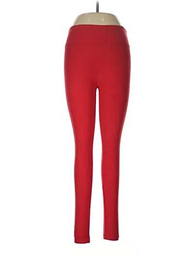 Pre-owned Lularoe Leggings In Red