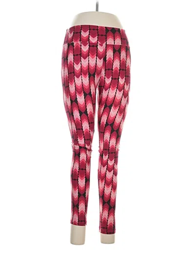 Pre-owned Lularoe Leggings In Red