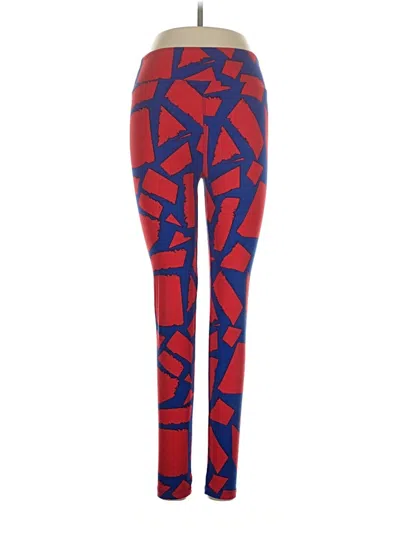 Pre-owned Lularoe Leggings In Red