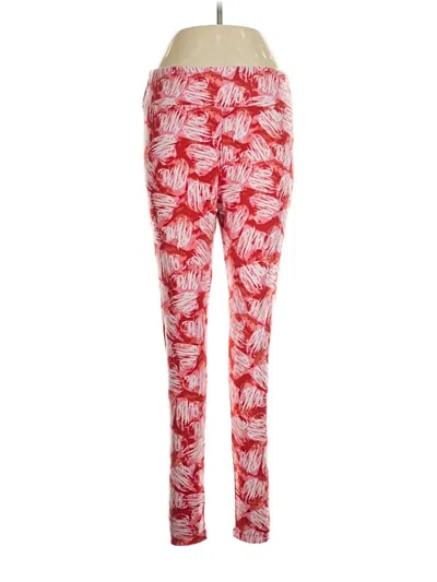 Pre-owned Lularoe Leggings In Red