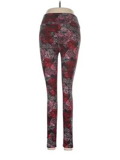 Pre-owned Lularoe Leggings In Red