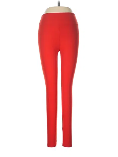 Pre-owned Lularoe Leggings In Red
