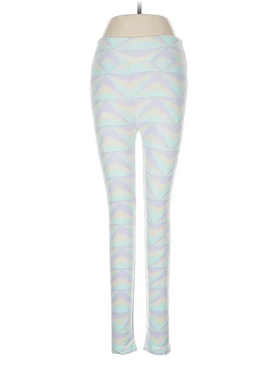 Pre-owned Lularoe Leggings In Silver