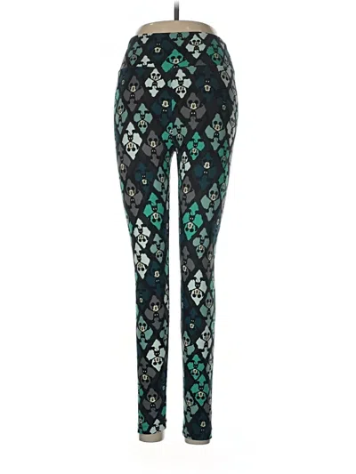 Pre-owned Lularoe Leggings In Teal