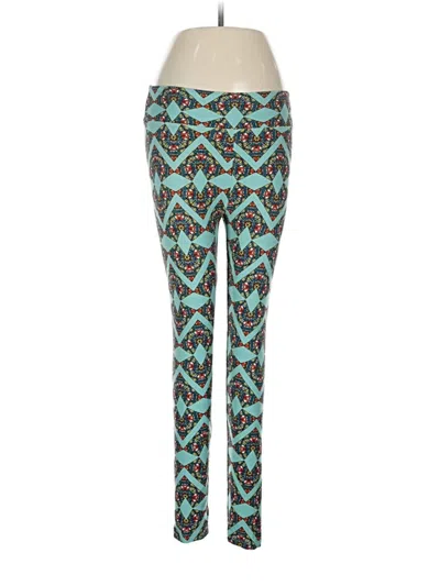 Pre-owned Lularoe Leggings In Teal