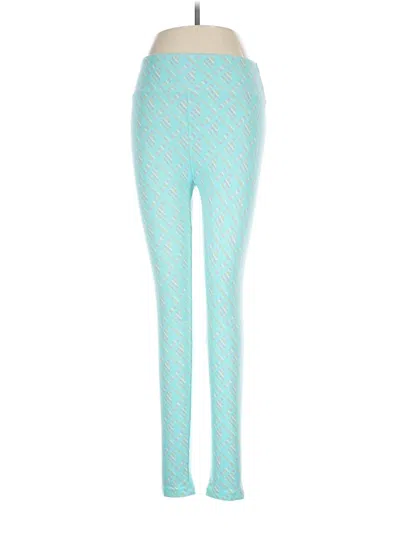Pre-owned Lularoe Leggings In Teal