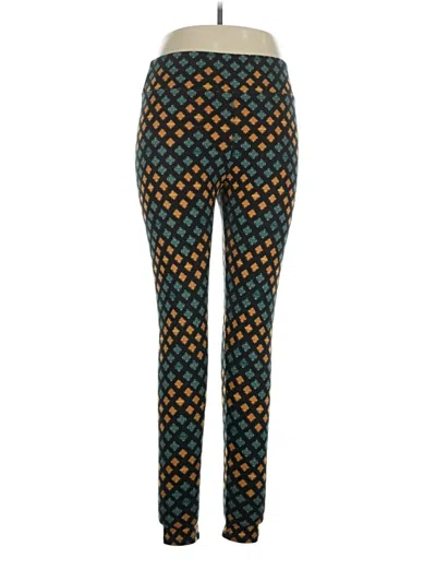 Pre-owned Lularoe Leggings In Teal