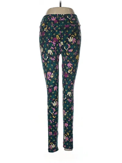 Pre-owned Lularoe Leggings In Teal
