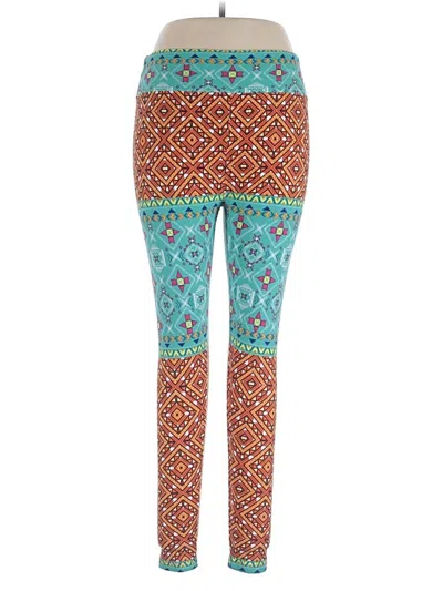 Pre-owned Lularoe Leggings In Teal