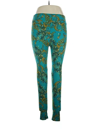 Pre-owned Lularoe Leggings In Teal