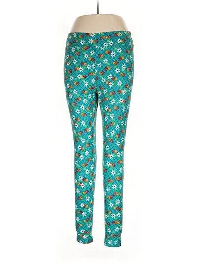 Pre-owned Lularoe Leggings In Teal