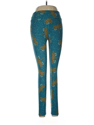 Pre-owned Lularoe Leggings In Teal