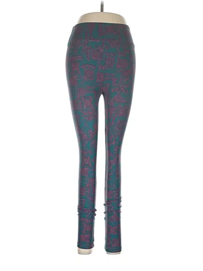 Pre-owned Lularoe Leggings In Teal