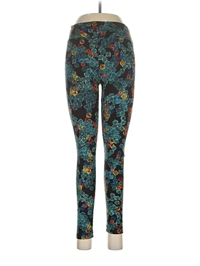 Pre-owned Lularoe Leggings In Teal