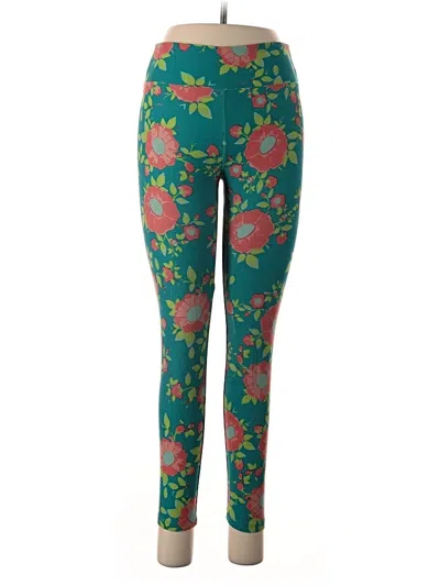 Pre-owned Lularoe Leggings In Teal