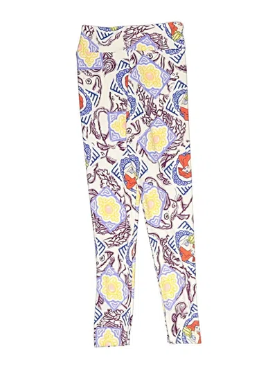 Pre-owned Lularoe Kids' Leggings In White