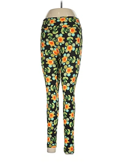 Pre-owned Lularoe Leggings In Yellow