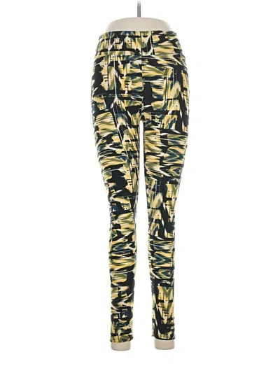 Pre-owned Lularoe Leggings In Yellow