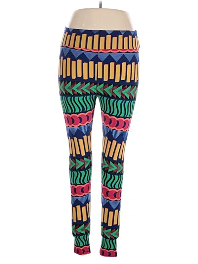 Pre-owned Lularoe Leggings In Yellow