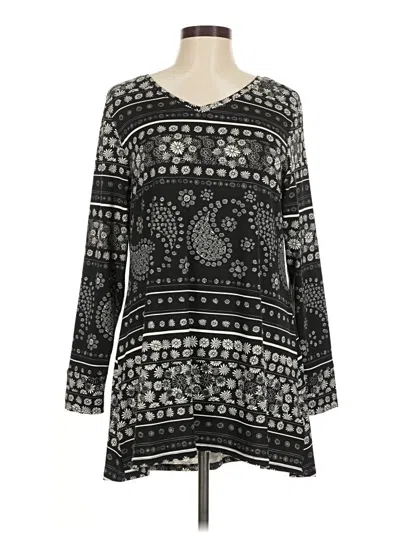 Lularoe Long Sleeve Blouse In Black