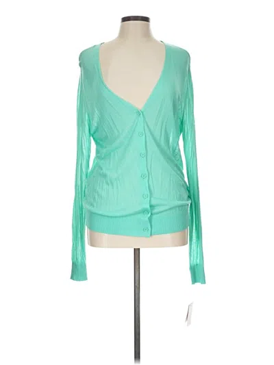 Pre-owned Lularoe Long Sleeve Blouse In Green