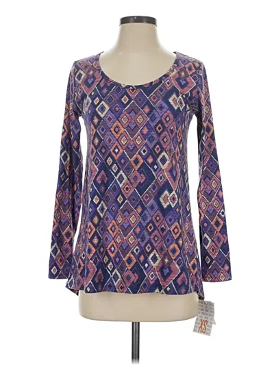 Lularoe Long Sleeve Blouse In Purple