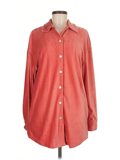 Pre-owned Lularoe Long Sleeve Blouse In Red