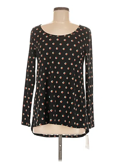 Lularoe Long Sleeve Top Black Square Neckline Tops