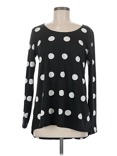 Pre-owned Lularoe Long Sleeve T-shirt In Black