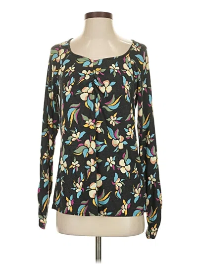 Pre-owned Lularoe Long Sleeve T-shirt In Blue