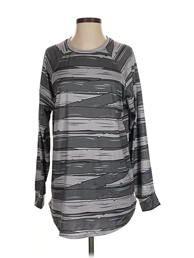 Pre-owned Lularoe Long Sleeve T-shirt In Gray